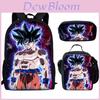 Dragon Ball Backpack Set With Large Capacity Nylon School Bag And Pencil Case For Students