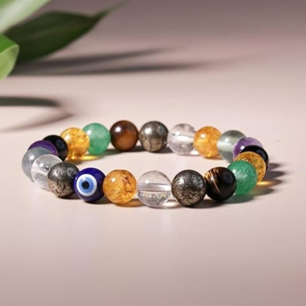 Crystal Bracelet for Students – Natural Gemstone Study Bracelet for Focus, Concentration & Motivation