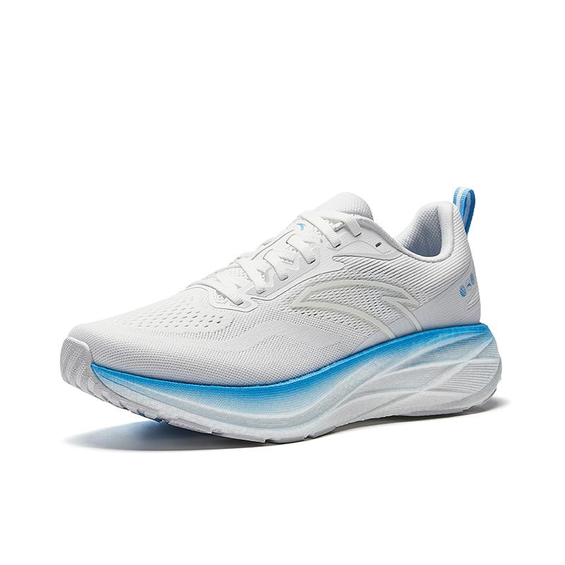 Anta Running ZT0204 Comfortable Fashion Non-Slip Wear-Resistant Rebound Low-Top Casual Running Shoes Men Sneakers White Blue 112525558-4