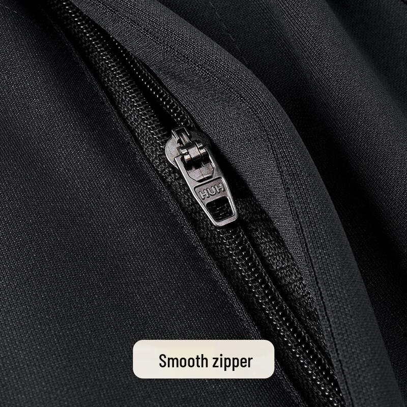 Fu Ting Men's Thickened Warm High Elastic Straight-Leg Sweatpants