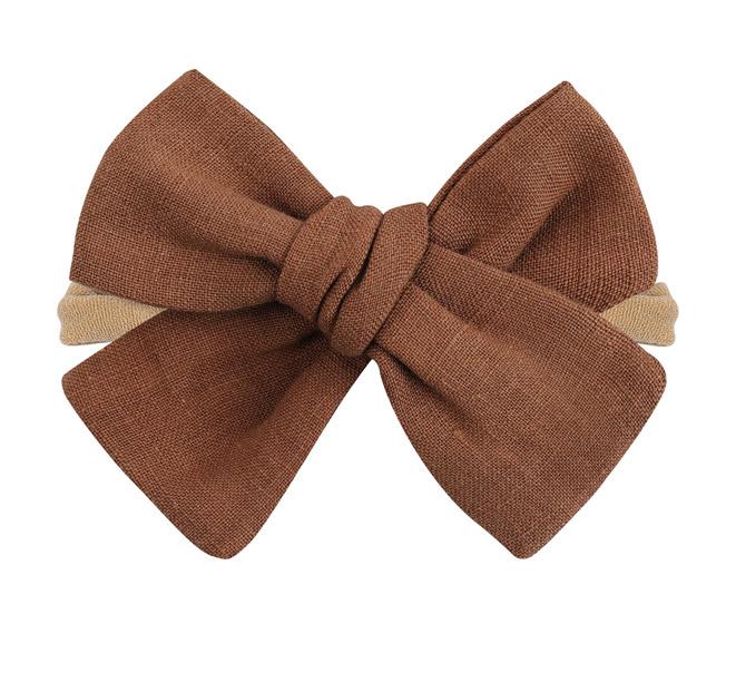 

Детская повязка на голову с бантом для ребенка в возрасте от 0 до 24 месяцев, мягкая и удобная повязка на голову из хлопковой смеси, декоративный головной убор 2