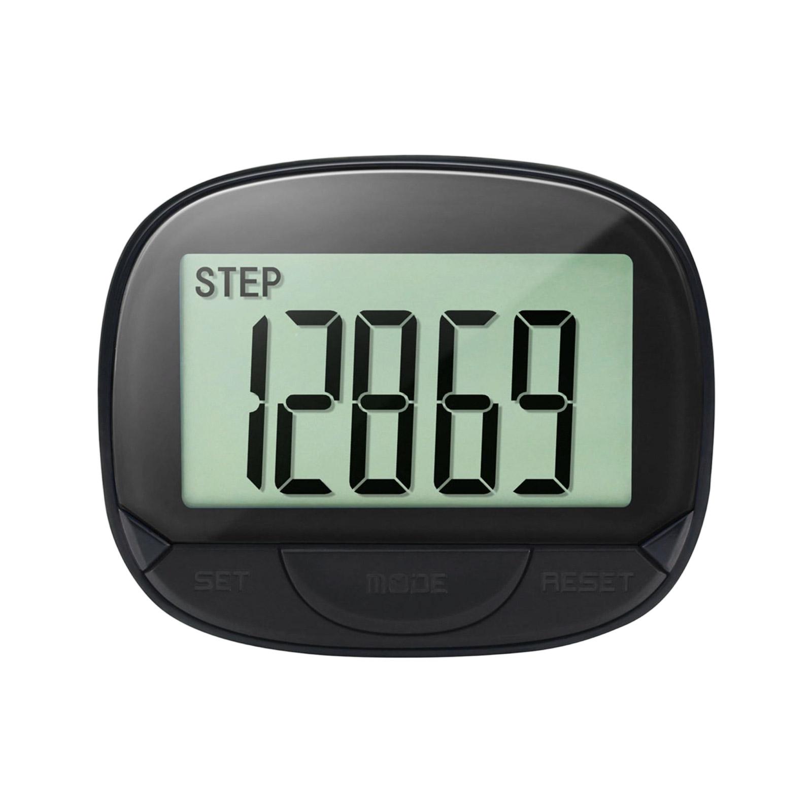

Step Counter Electronic Pedometer For Daily Exercise Large LCD Screen Long Lastings Battery Fitness Monitoring Tool