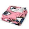 Eye Pattern Blanket Quality Warm Soft  Throw Blanket Spring Boy Girl Couch Bed Print Bedspread