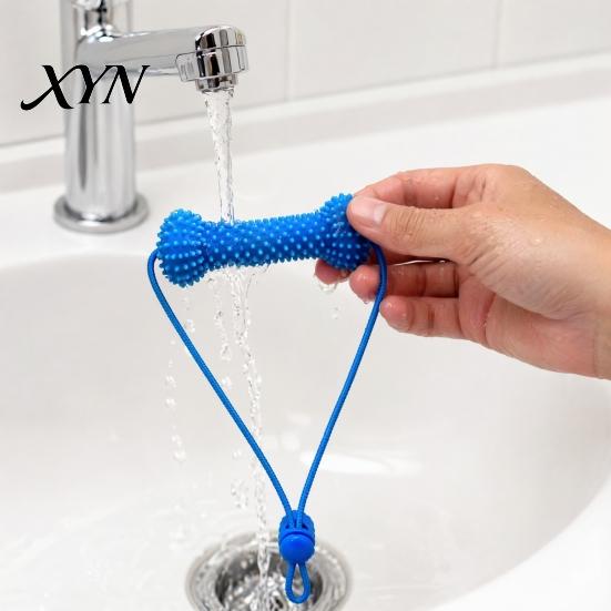 Dental Chew Stick Dog Toy with Rope, Cleaning for Puppy, Pet Toothpaste Compatible Interactive Teeth Grinding Small Middle Large Dogs Puppies