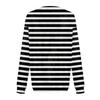 Women's Fashion Round Neck Pullover Top Long Sleeve Tee Printed Sweatshirt
