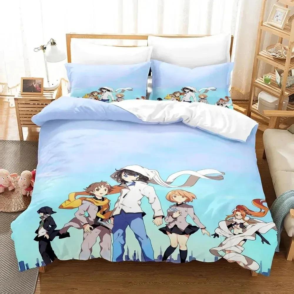 3D Anime Devil Survivor Bedding Set Duvet Cover Bed Set Quilt Cover Pillowcase Comforter king Queen Size Boys Adult Bedding Set