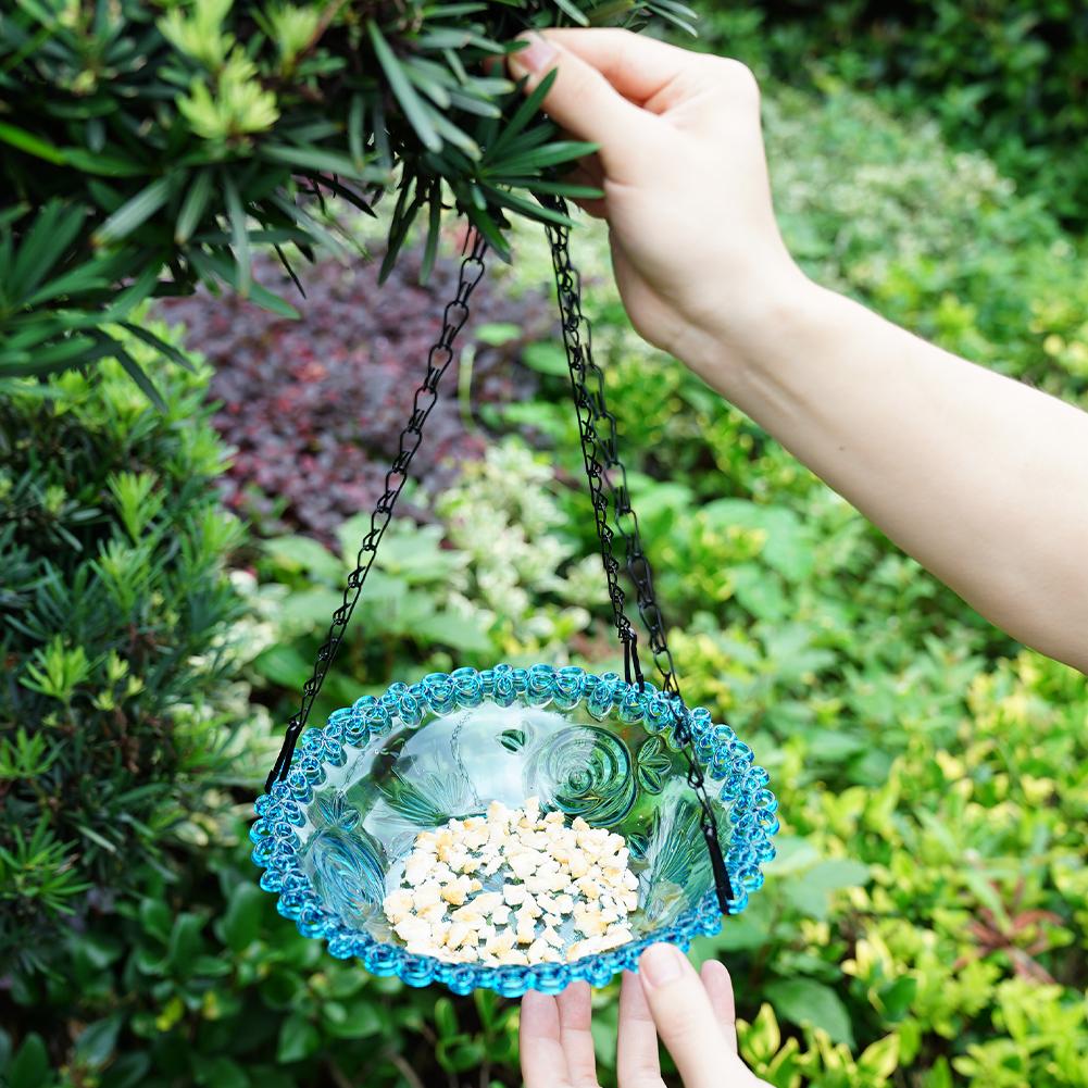 Pet Bird Feeder Outdoor Hanging Pet Food Dispenser Bird Feeder Foot Feeding Tool for Flying Animals