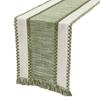 Knitted Table Runner Bohemian Table Runner with Tassels Rustic Table Runner for Farmhouse Dining Table Dresser Decoration