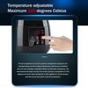 Macchina Scaldacera per Depilazione Scaldacera per Sciogliere la Cera Pentolino con Display LCD della Temperatura Scaldacera per Cera Depilatoria in Granuli