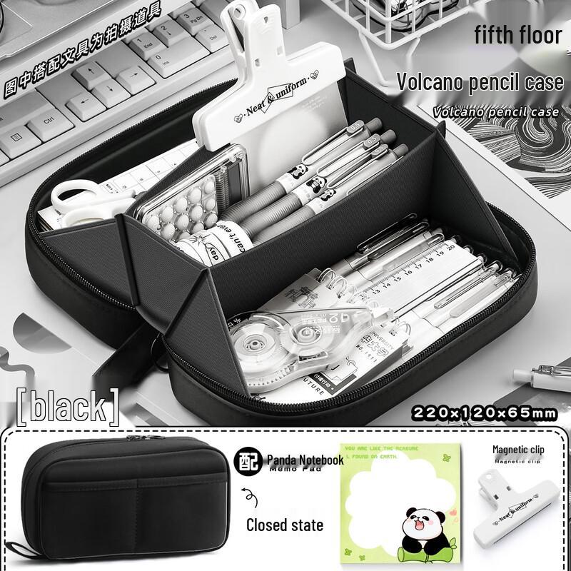 Five-Layer Large Capacity Volcano Pencil Case