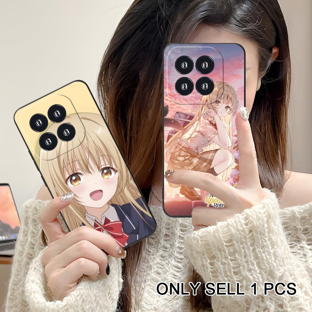 Angel Mahiru Shina Phone Case for Xiaomi 15 14 13 12 Mi 11 T Ultra Lite Pro S X 5G Soft TPU Shockproof Cover
