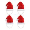 Christmas Pet Hat Festive Pet Hat Festive Pet Santa Hat Set for Dogs Cats Fleece Costume Accessories for Holiday Cosplay