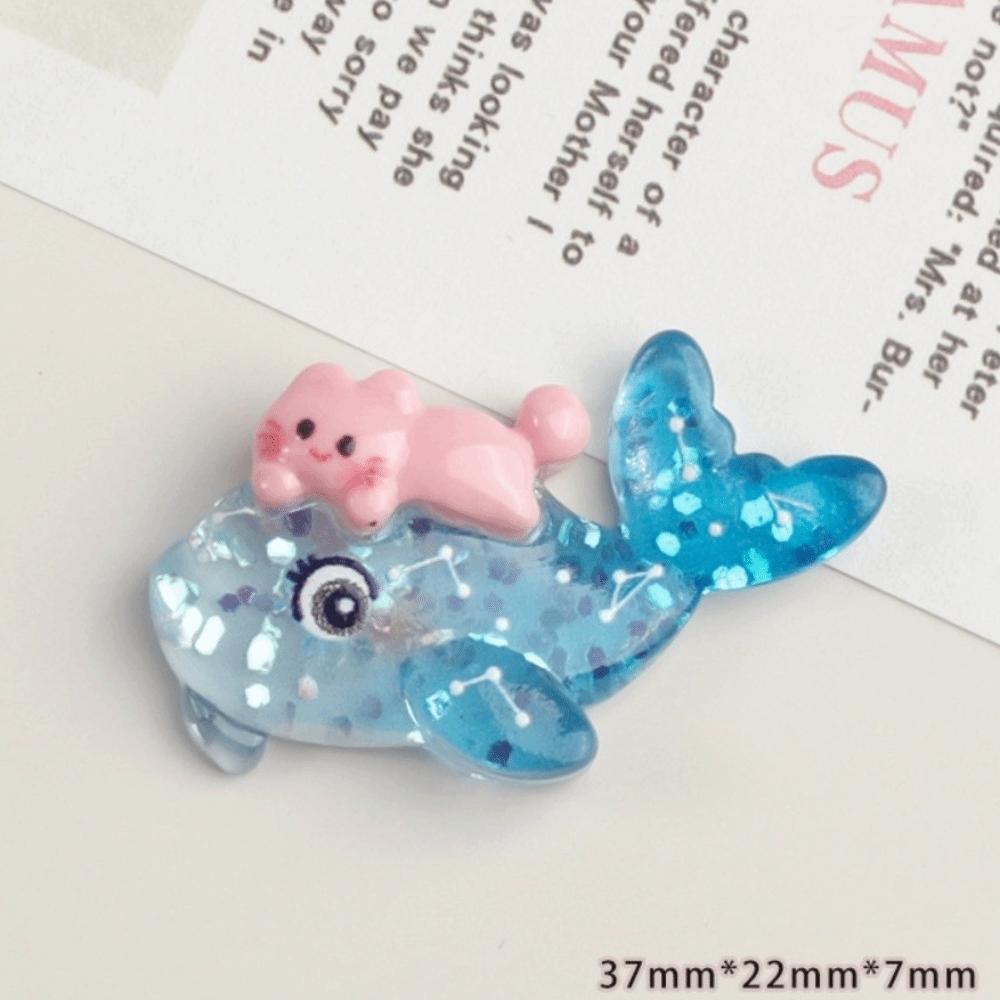 

DIY Turtle Figurines Octopus Whale Miniature Figurines New Mini Resin Animals DIY Jewelry 10pcs-A