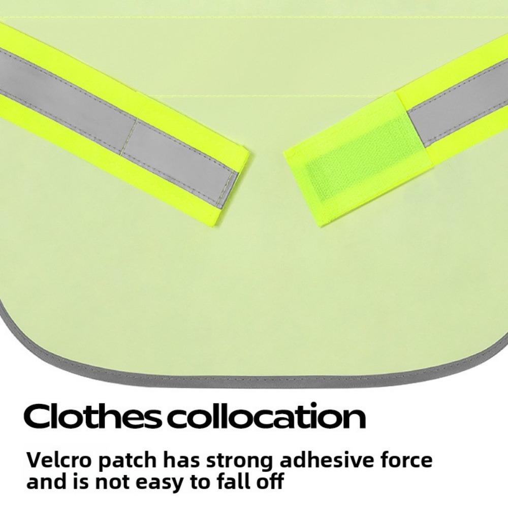 Pet Reflective Safety Vest Fluorescent Dog Clothes Dog Paw Night Wear Puppy Vest Night Wear