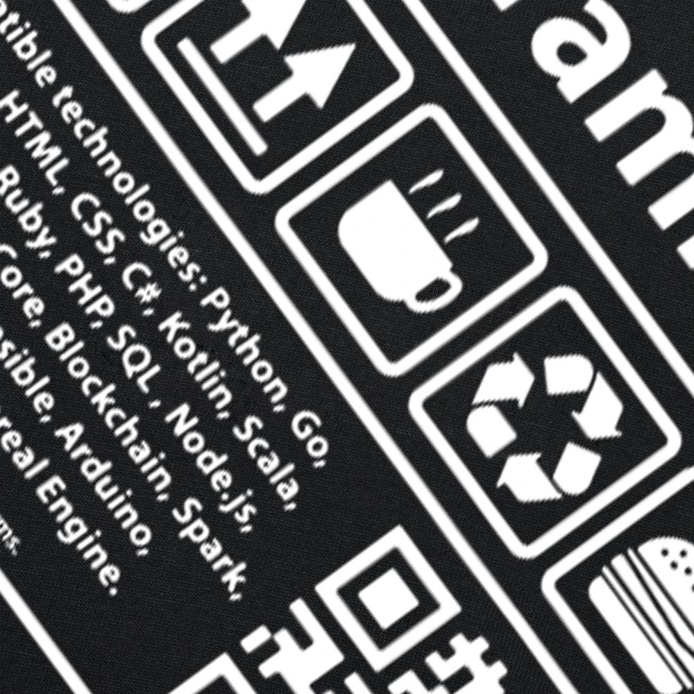 Funny Stack Overflow Tshirt Programmer Barcode T Shirt Coding Developer T-shirt Programming Software Engineer Tees Devops Tshirt