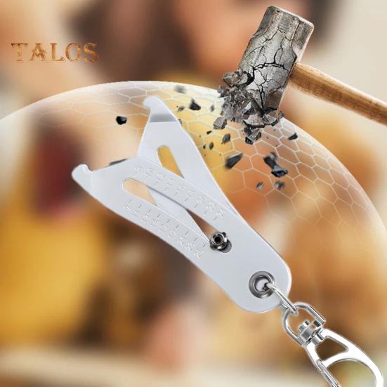 Portable Thread Size Checker Keychain Precision Thread Ruler Precise Nut And Bolt Thread Checker Inch Metric Hexagon Nut Thread Measuring Gauge