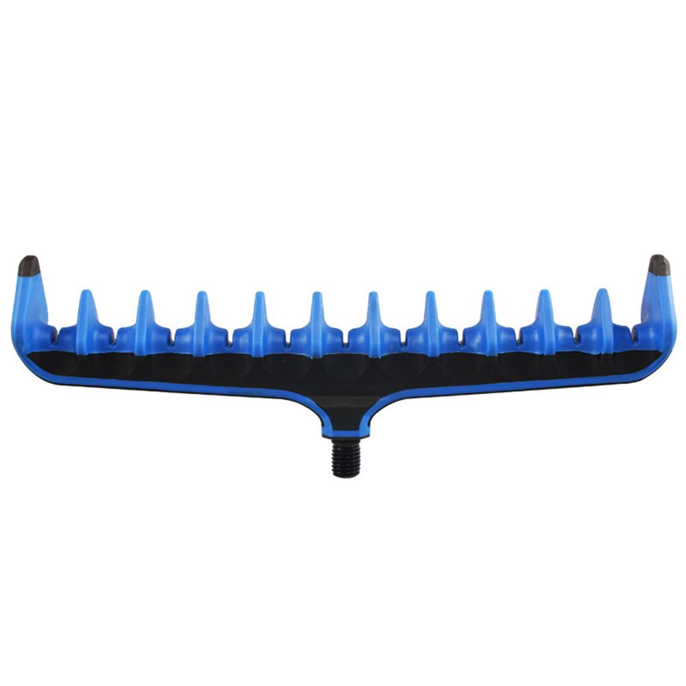 11 Holes Fishing Rod Holder Rack Universal Fishing Rod Storage Holder ABS Carp Fishing Rod Holder Rest for Saltwater Freshwater
