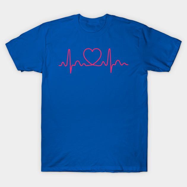 For Women Heartbeat Doctor Nurse Medical Tshirt T Shirt  90S Korean Style Tee 100% Cotton Picture Custom Round Collar