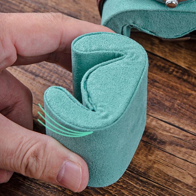 Fabric Watch Holder Cushions Accessory Organizers Flannelette Texture Protects Watches and Bracelets from Scratches