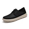 New Arrival Mens Casual Shoes Summer Genuine Leather Walking Shoes Breathable Microporous Sneakers Leisure Male Skateboard Shoes