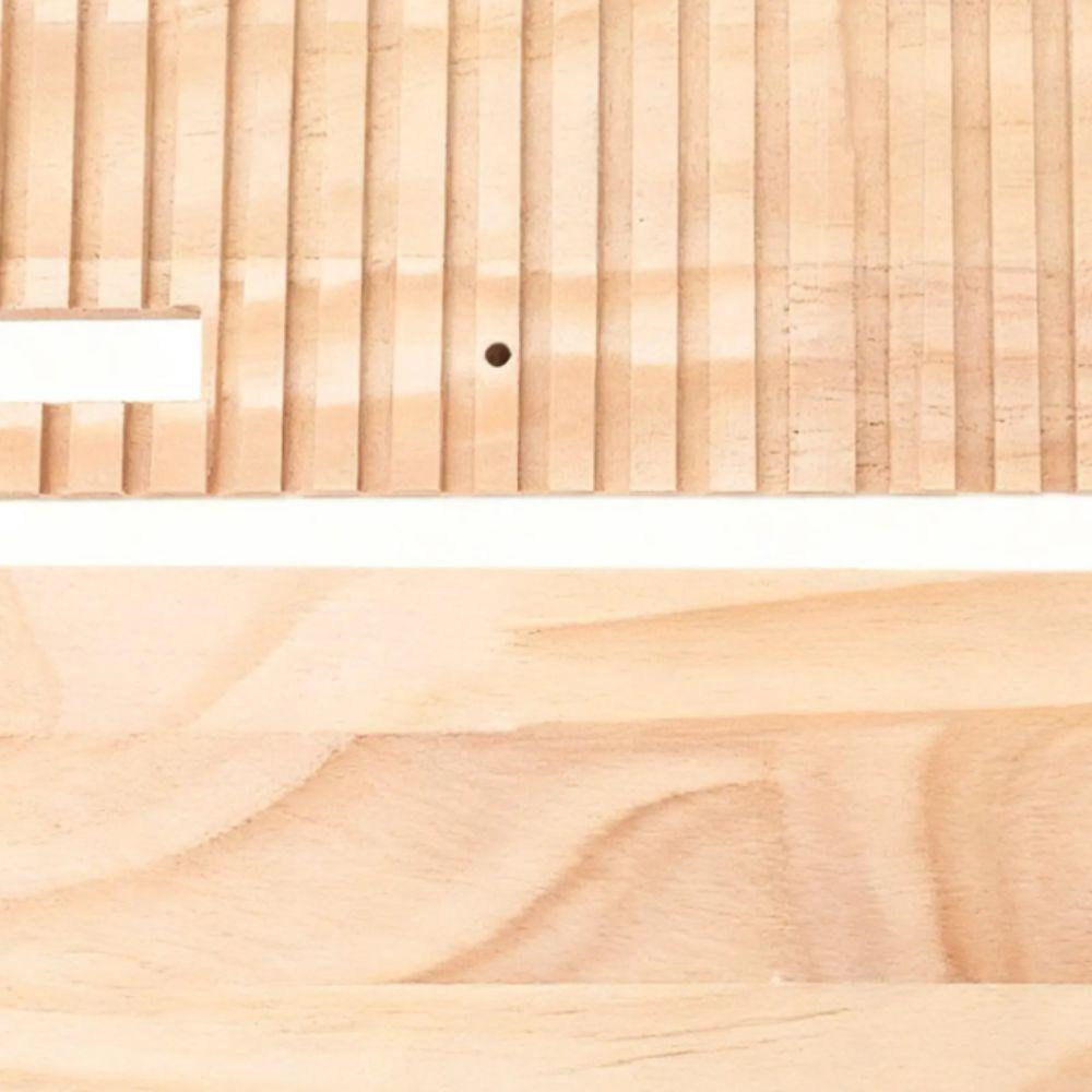 Threaded Construction Wall Mounted Shelves Wooden Material Arched Wall Shelves  Wall Decoration