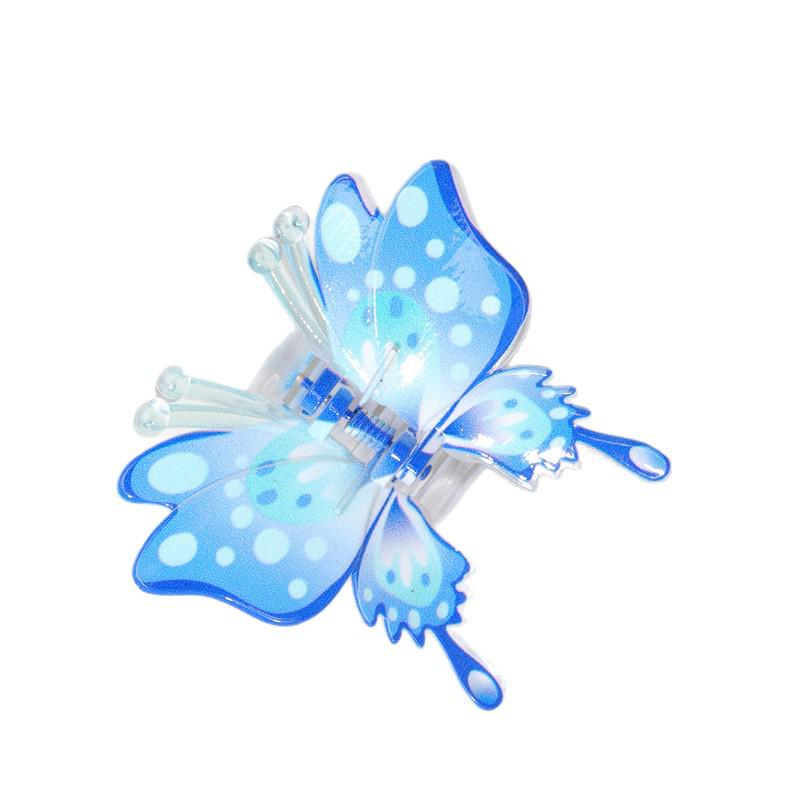 2025 Mori Style Colorful Butterfly Hair Clip for Women's Updo - High-End Claw Accessory