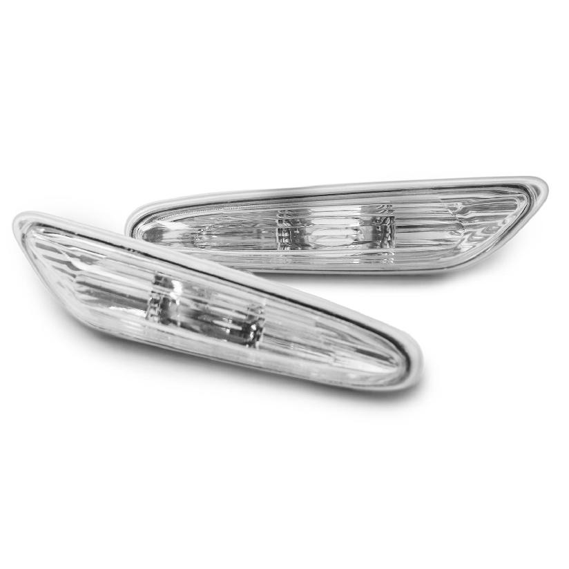 BMW 3 Series Side Indicator Set Clear E90 E91 05-11 Repeater Pair Left Right