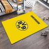 "Dortmund BVB 09 Logo Yellow Design Rug Non-slip rug suitable for living room and bedroom sofas"