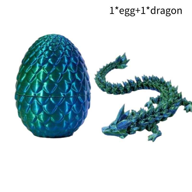 Printed 3d Dragon Eggs With Dragon Inside Fidget Toys For Kids Articulated Adult