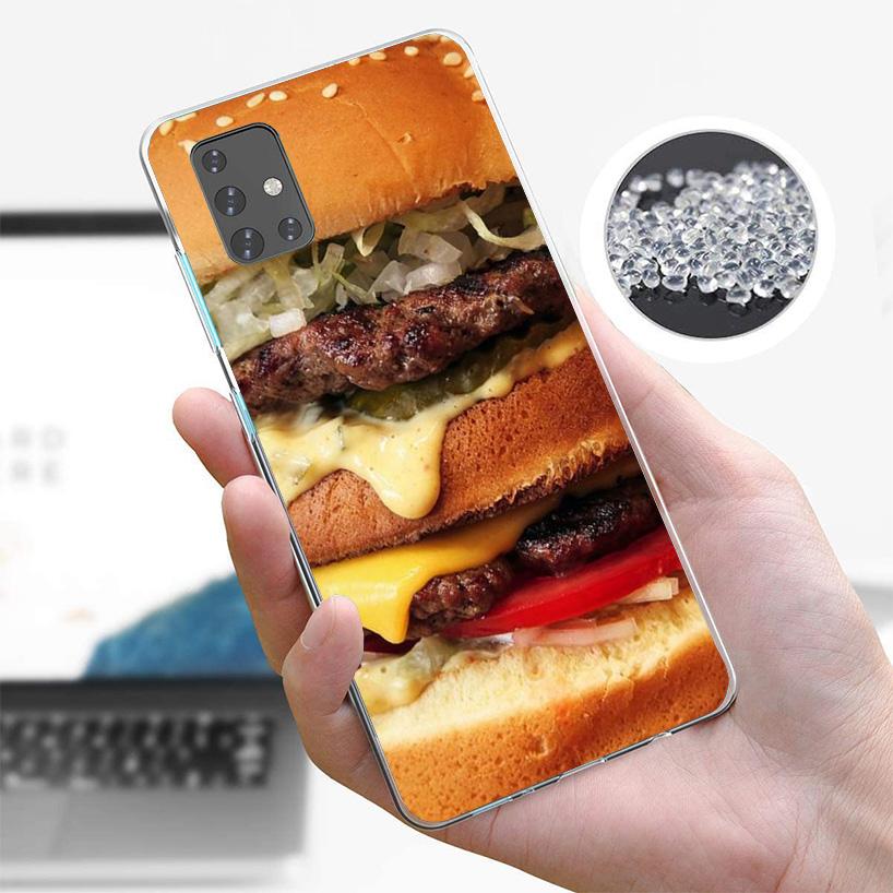 Food Fries Beer Cheese Sushi Cookie Phone Case For Samsung Galaxy A52 A32 A22 A12 A51 A31 A50S A30S A20S A10S Note 20 Ultra 10 P