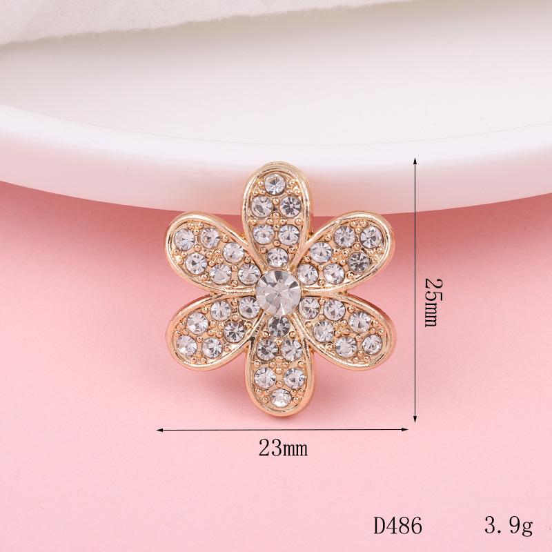 Five-Petal Diamond Flower Snowflake DIY Phone Shell Sticker
