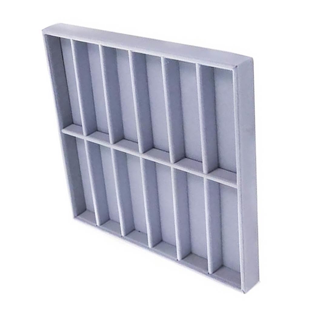 Universal Jewellery Display Holder Eyeglasses Organizer Tray Sunglasses Velvet Liner Case for Household Wardrobe Shop