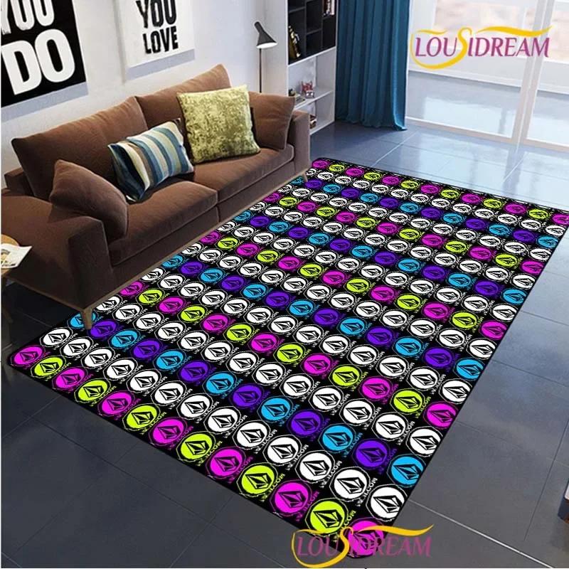 Moderner Markenteppich für Wohnzimmer, Schlafzimmer, Tischdekoration, Küchentür, rutschfeste Fußmatten, Alfombra Geburtstagsgeschenk