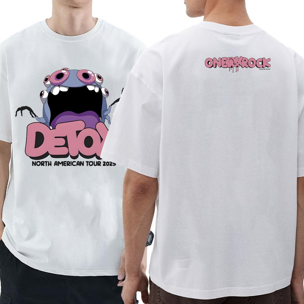 Rock Band ONE OK ROCK Monster Tee NORTH AMERICAN TOUR 2025 Clothing Men Women Fashion Hip Hop T-shirts Cotton Casual Streetwear