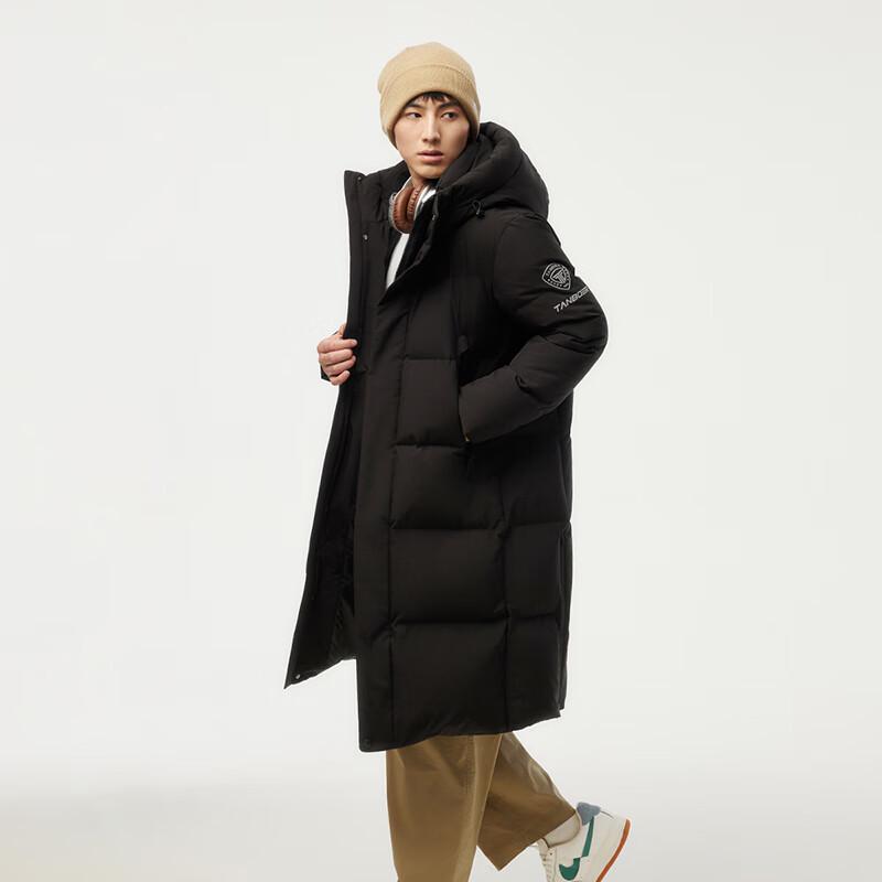 Tambur Men's Mid-Length Hooded Thick Down Jacket TAF550735D