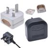 EU Stekker Naar VK SG MY 3-pins Type G Stekker Met 5A Zekering Stopcontact Europese Naar Britse Singapore Reisstekker Adapter AC Converter
