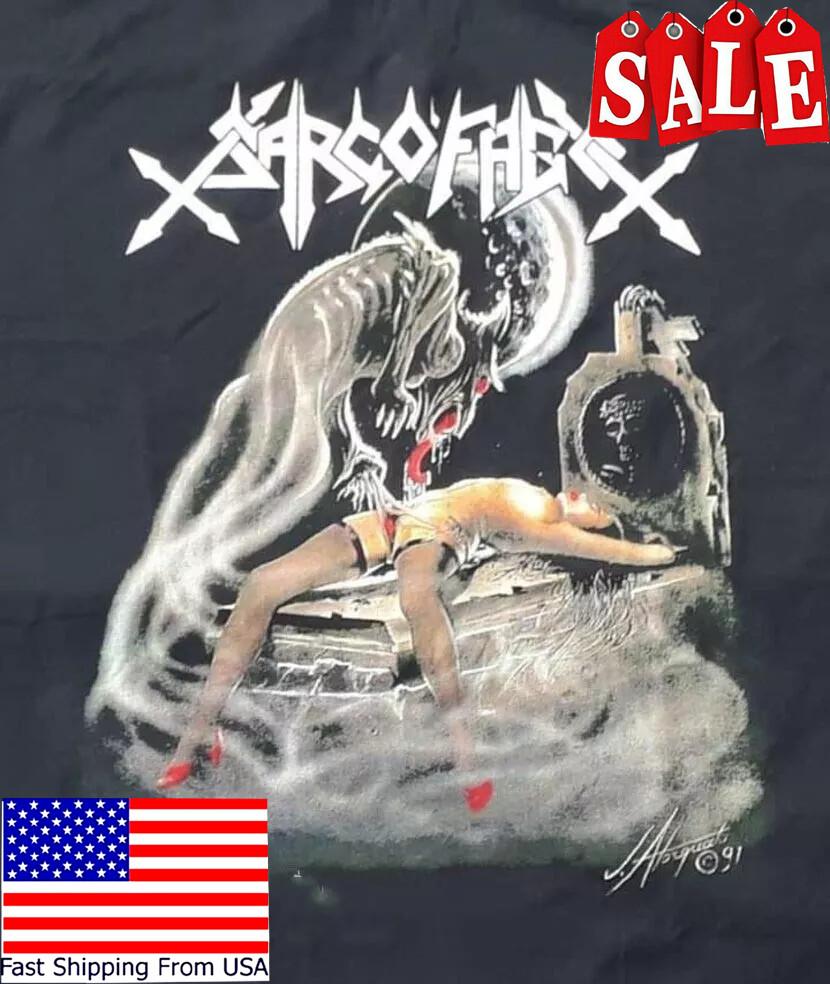 Sarcofago Sarcófago Classic Black T-Shirt  Unisex T-Shirt M