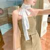 French Style Lace Long Scarf White Black Long Ribbon Fashion Neck Strap  Party Supplies