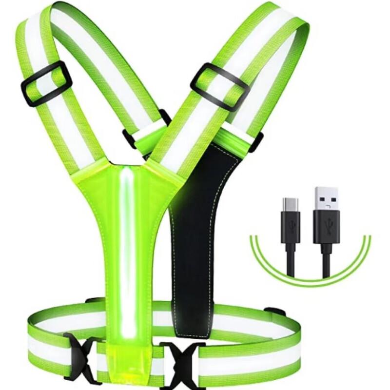 OLOMM Adjustable Reflective Running Vest