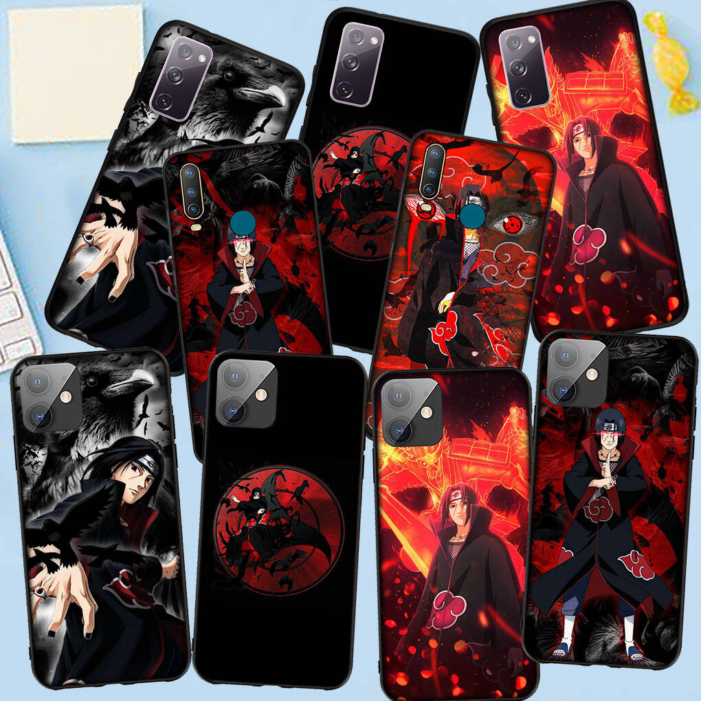Case for iPhone 17 16 15 Plus Xiaomi Poco F8 F7 X7 X6 M8 C85 C75 C71 Redmi Note 14 12 11 13 Pro Max 14C 13C 15C Comics Akatsuki Naruto Itachi Uchiha