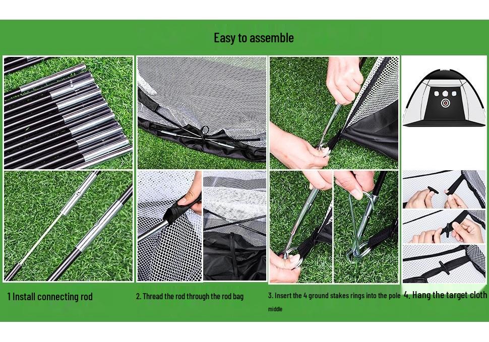 Indoor Golf Practice & Hitting Net