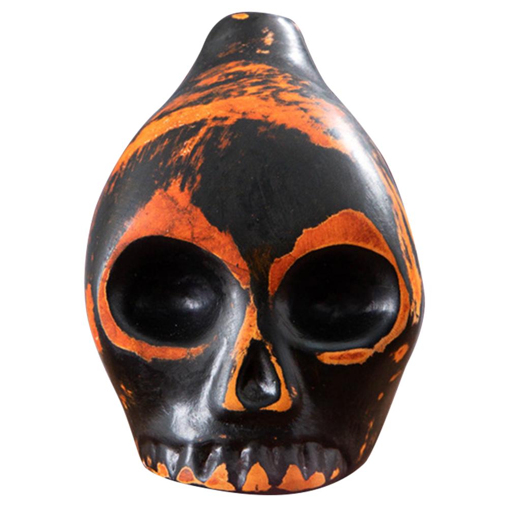 

Аутентичный ацтекский свисток, кричащий ацтекский боевой свисток, кричащий свисток для розыгрышей на Хэллоуин чёрный