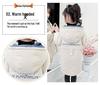Girls' Mid-Length Cotton-Padded Parka Coat - Autumn/Winter 2024 Trendy Style