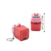 Muffler Sound Pink Pig Button Keychain Swear Sound Fidget Clicker Keychain  Office Use
