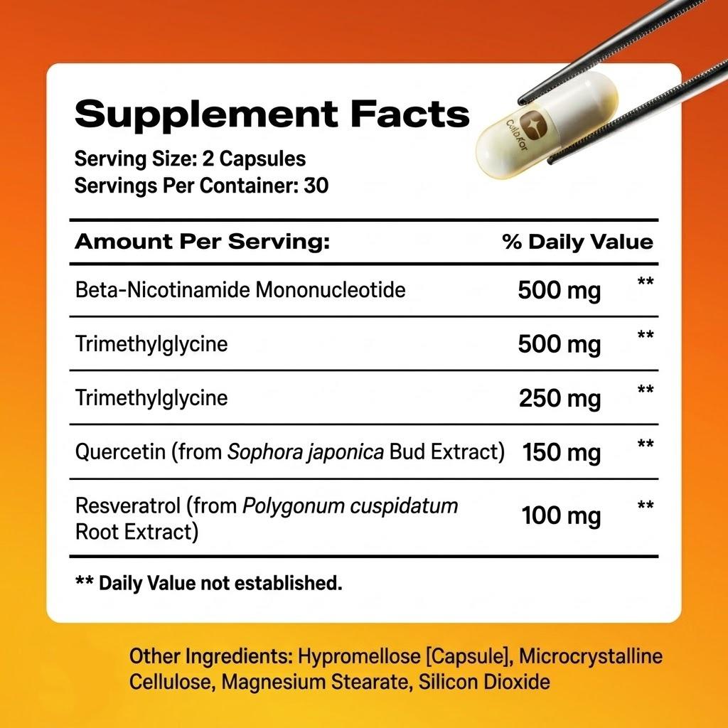 Cata-Kor Integratore NMN-1000 mg, Supporta l'Energia Cellulare e i Livelli di NAD+ - Integratore Alimentare di Vitamine Assistenza Sanitaria