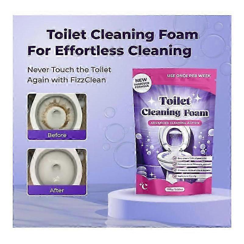 Čistič toalet - Insta-Action Fizzclean pěna pro zářivě čistou toaletu
