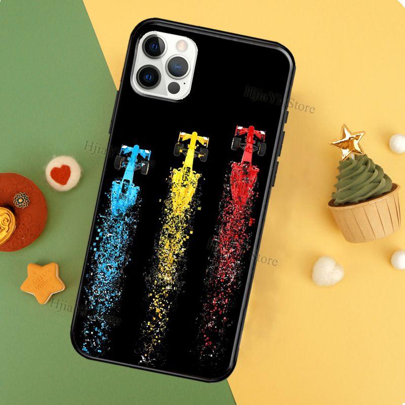 Minimalist F1 Circuit Coque Phone Case For iPhone 12 13 Pro Max 11 14 Pro XS MAX 6 6S 7 8 Plus 5S SE 2020 X XR Cover