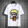 Naruto Casual White Childrens Tshirt Summer New Anime Peripheral Printed Parentchild Outfit Pure Cotton Fashionable Tshirt