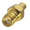 MCX socket / SMA socket adapter