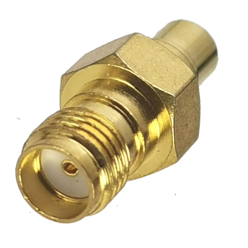 MCX socket / SMA socket adapter